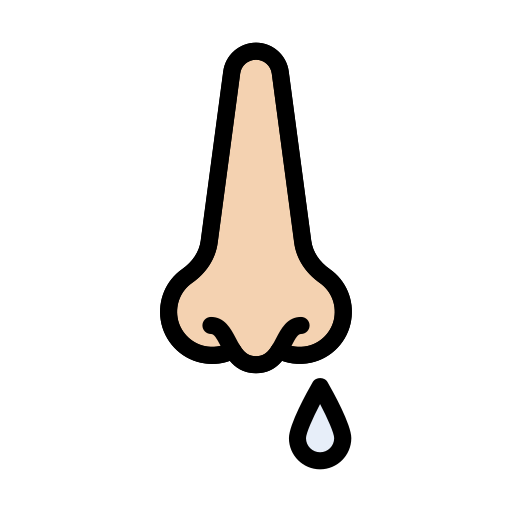 Runny nose Vector Stall Lineal Color icon