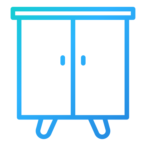 Chest of drawers Generic Gradient icon