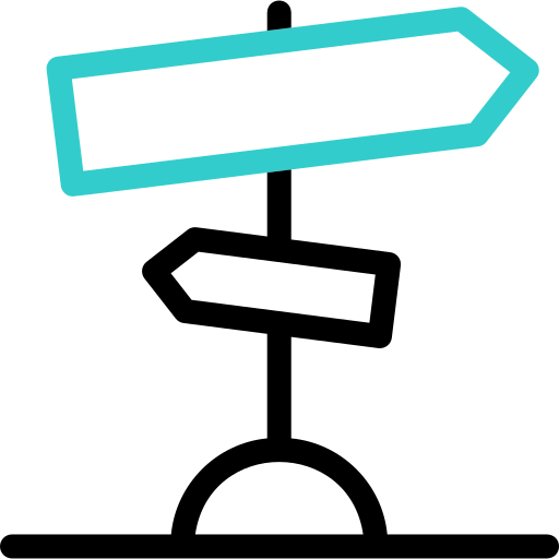 道標 Basic Accent Outline icon