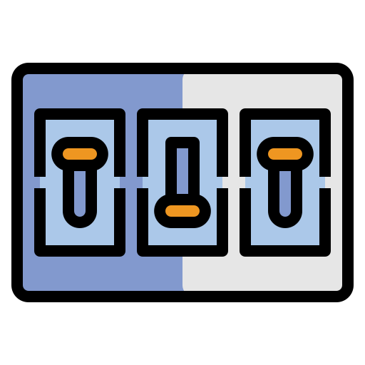 回路 Generic Outline Color icon