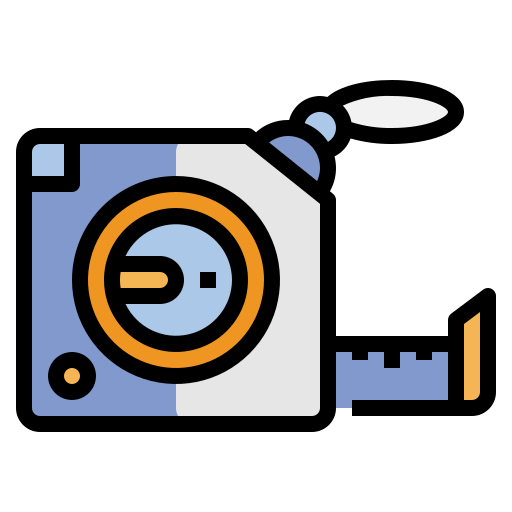 メジャーテープ Generic Outline Color icon