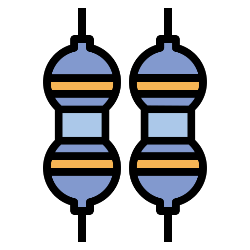 Resistor Generic Outline Color icon