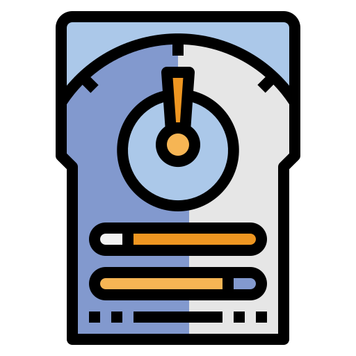 voltmetro Generic Outline Color icona