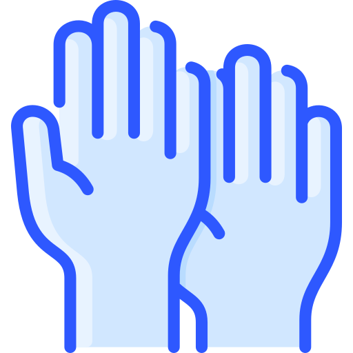 alzare la mano Vitaliy Gorbachev Blue icona