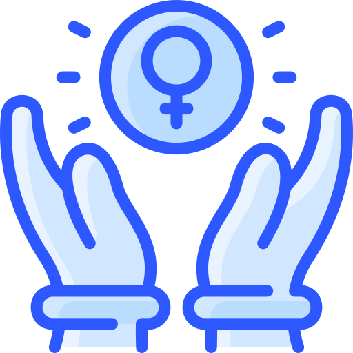 女性に対する暴力撤廃の国際デー Vitaliy Gorbachev Blue icon
