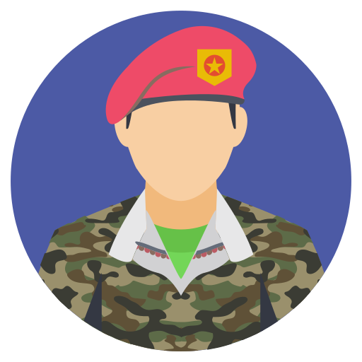 兵士 Generic Circular icon