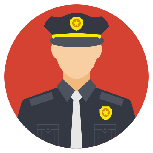 Полицейский Generic Circular иконка
