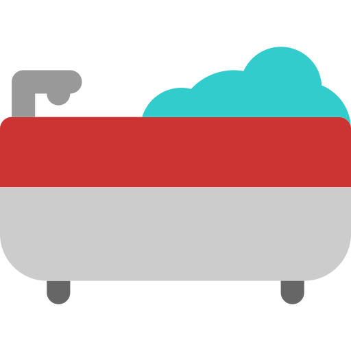 tina de baño Generic Flat icono