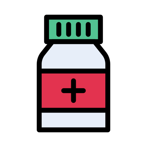 Supplement Vector Stall Lineal Color icon