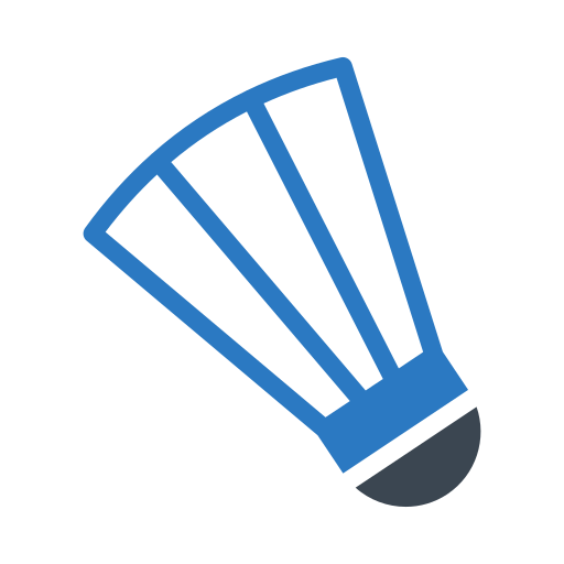lotka do badmintona Generic Blue ikona