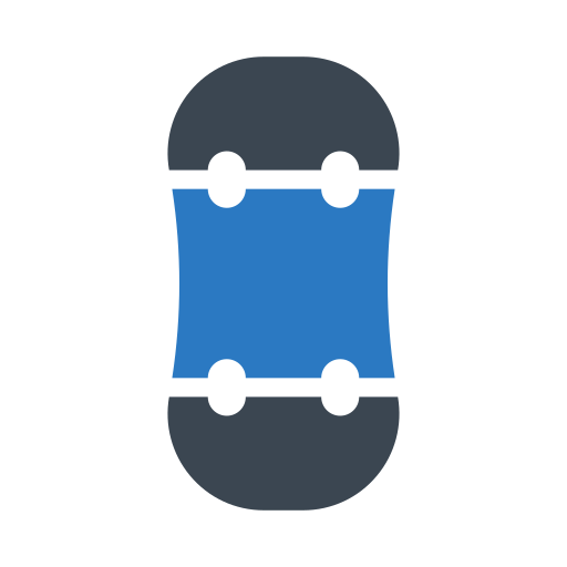 planche à roulette Generic Blue Icône