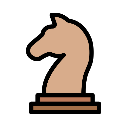 Chess Vector Stall Lineal Color icon