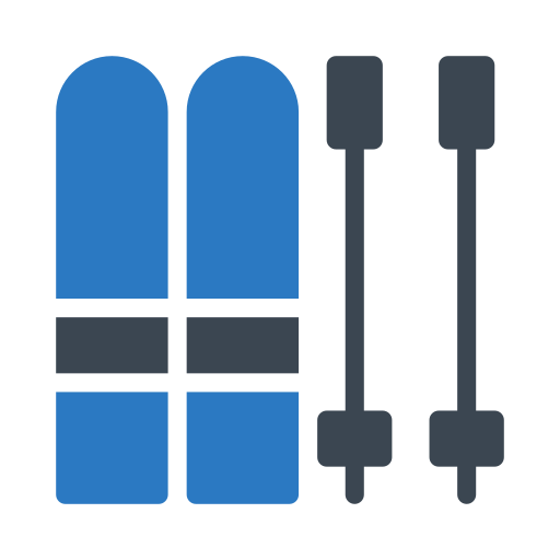 スキー Generic Blue icon