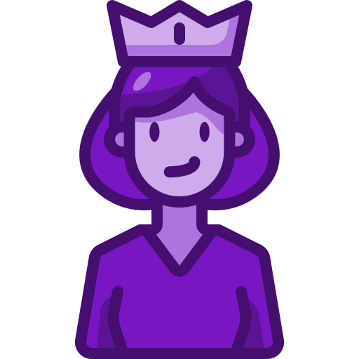 Королева Generic Outline Color иконка