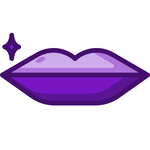 Lips Generic Outline Color icon