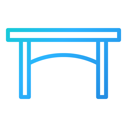 テーブル Generic Gradient icon