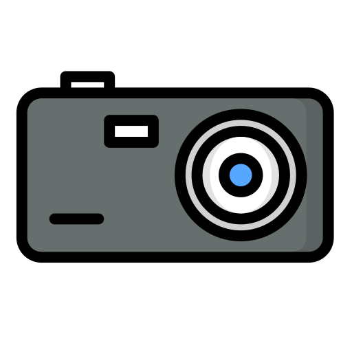 kompaktkamera Generic Outline Color icon