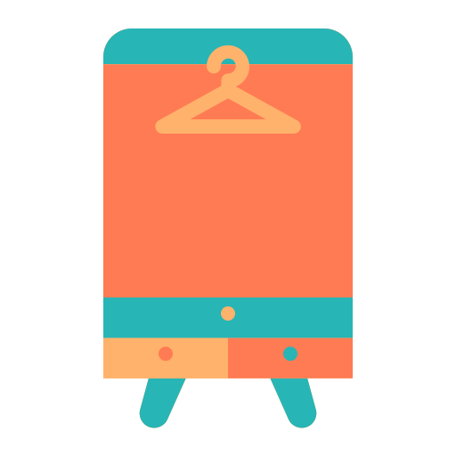 kledingkast Generic Flat icoon