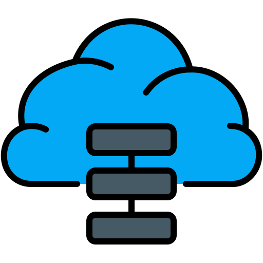 Cloud processing Generic Outline Color icon