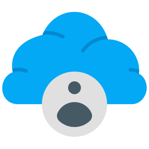 servizio cloud Generic Flat icona