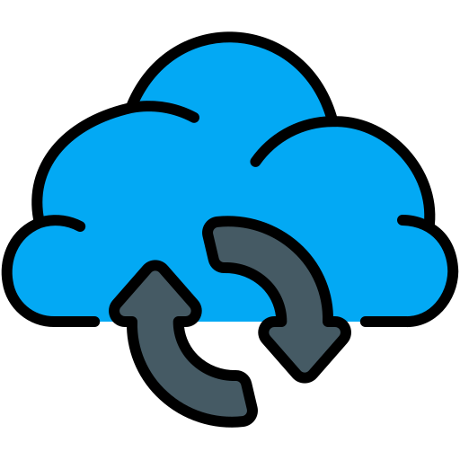 cloud-synchronisierung Generic Outline Color icon