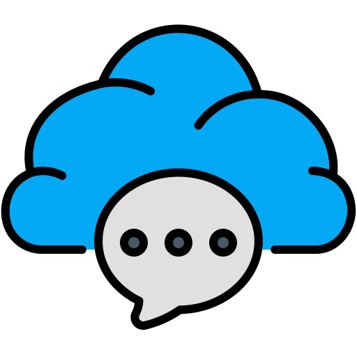 Cloud computing Generic Outline Color icon