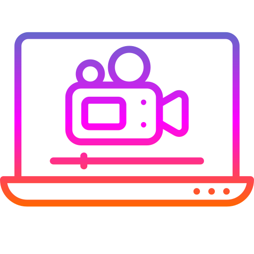 video bearbeiten Generic Gradient icon