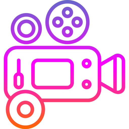 Video recording Generic Gradient icon