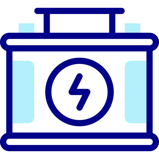 akumulator Detailed Mixed Lineal color ikona