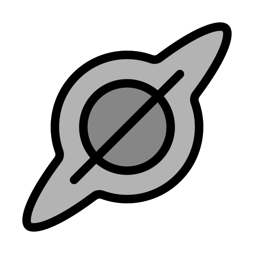 Black hole Generic Outline Color icon