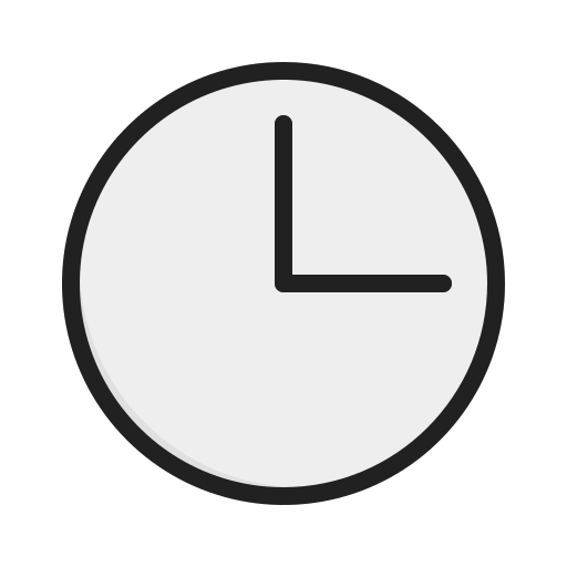 時間 Generic Outline Color icon