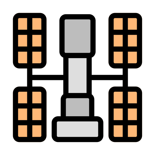 estación espacial Generic Outline Color icono