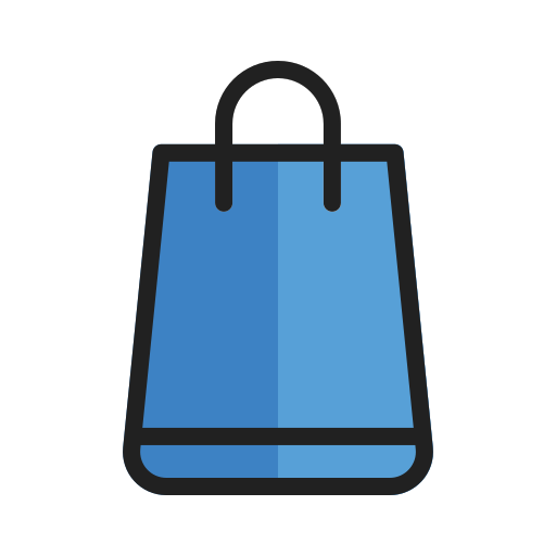 bolsa de la compra Generic Outline Color icono