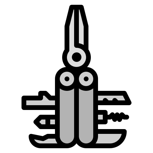 Knife swiss Generic Outline Color icon