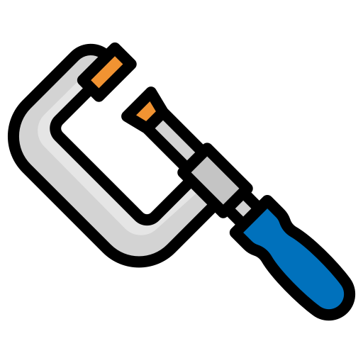 Clamp Generic Outline Color icon