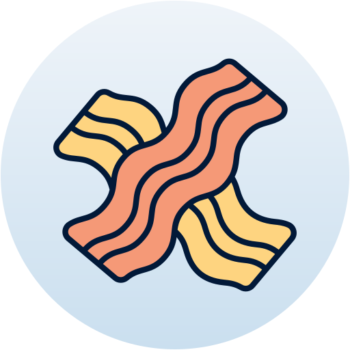 bacon Generic Circular Icône