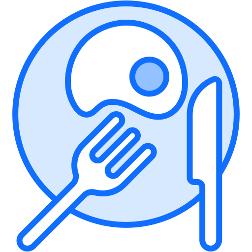 朝食 Generic Blue icon