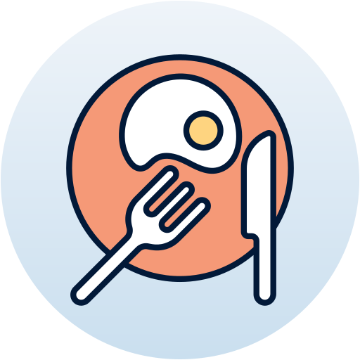 朝食 Generic Circular icon