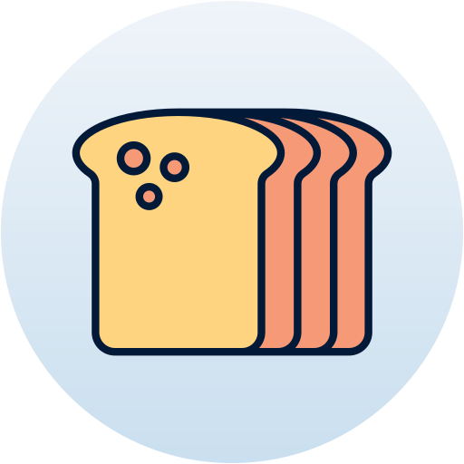 pan de molde Generic Circular icono
