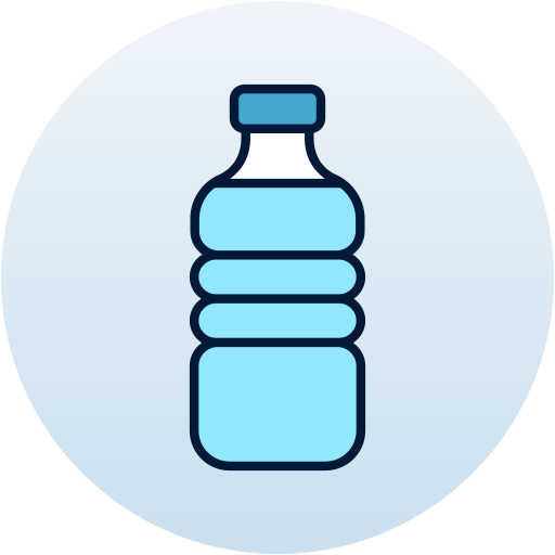 bouteille d'eau Generic Circular Icône