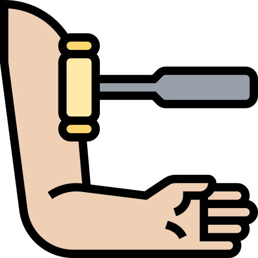 Neurology reflex hammer Meticulous Lineal Color icon