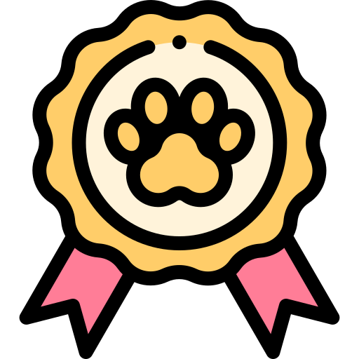 犬の競争 Detailed Rounded Lineal color icon