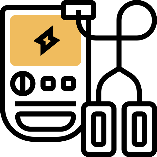Defibrillator Meticulous Yellow shadow icon