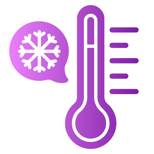 temperatura zimna Generic Flat Gradient ikona
