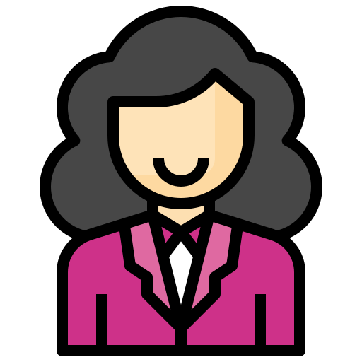 Businesswoman Surang Lineal Color icon