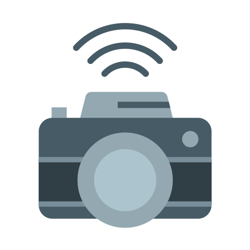 slimme camera Generic Flat icoon