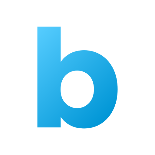 buchstabe b Generic Flat Gradient icon
