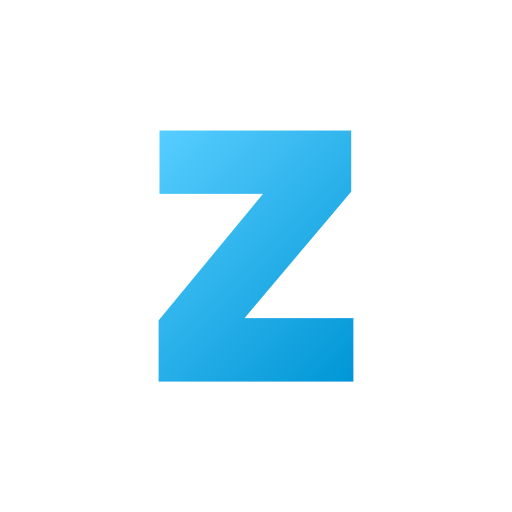 lettera z Generic Flat Gradient icona