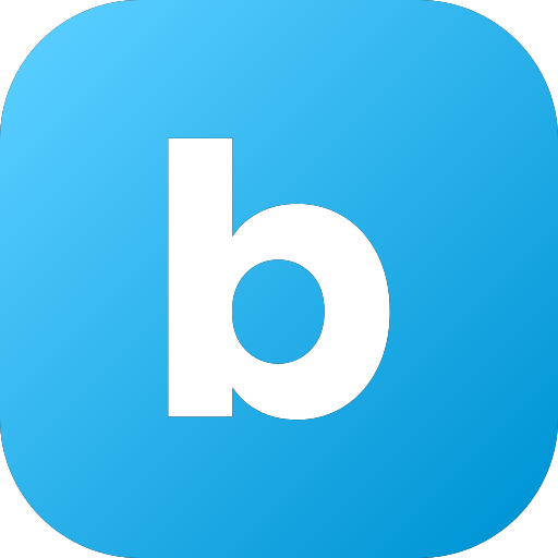 litera b Generic Flat Gradient ikona