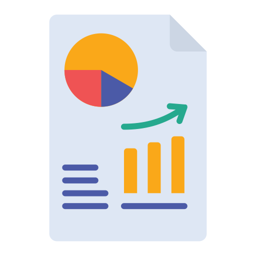 gráfico de barras Generic Flat Ícone